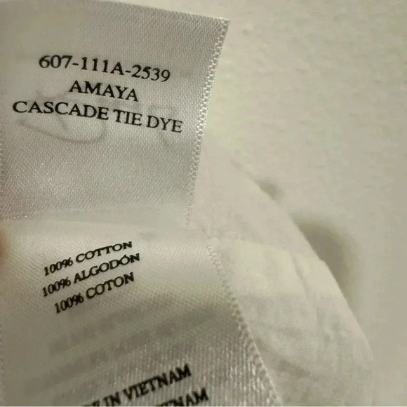 Rails Amaya Tie Dye Midi Dress Tiered Sleeveless Cotton Boho Beach XS - Picture 6 of 7